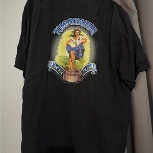 Tommy Bahama Black Graphic Casual Shirt xl